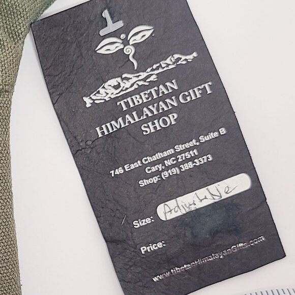 Olive Green Embroidered Fanny Pack - Boho Floral Design - Picture 11 of 11